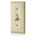 thumbnail image 4 of Switch Leviton de 15 amperios, 120 V, unipolar AC silencioso, paquete de 10, 4 of 4
