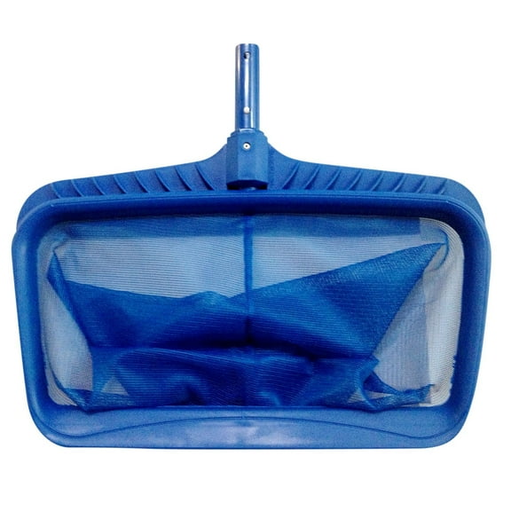 OAVQHLG3B Pool Skimmer Net For Cleaning 18'' Wide Heavy Duty Pool Leaf Rake W/Fine Mesh & Deep Bag, Swimming Pool Net Debris Catcher W/Strong Plastic Frame For Ingroun