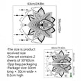 thumbnail image 4 of Mandala Lotus Vinyl Wall Sticker Lotus Flower Datura Zen Decor Decals Sticker, 4 of 9
