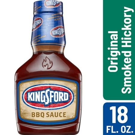(2 Pack) Kingsford BBQ Sauce, Original Smoked Hickory, 18 (Best Bbq Sauce For Smoked Ribs)
