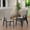 4 PCS-Brown, variant on Set of 4 Stackable Patio Dining Chairs Set, High Back & Textilene Mesh, All-Weather Metal Frame, Space-Saving, Black