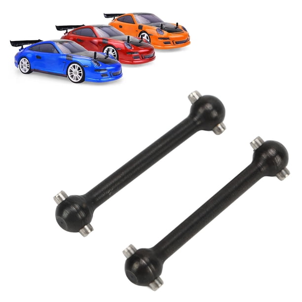 Hueso De Perro Trasero Para Coche RC, Acero, 2 Piezas, Escala 1/16, Eje De Transmisión Trasero Para Coche RC, ángulo De Conducción Grande, 33 Mm De Longitud Para Coche Con
