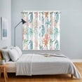 thumbnail image 3 of Teal Red Seahorse Coastal Kitchen Curtains Window Panels, Nautical Beach Coral Starfish Insulated Window Treatment Curtain, Grommet Curtains for Bedroom/Living Room/Bathroom, 2 Piece 42"Wx63"L, 3 of 8