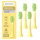 thumbnail image 1 of Brushmo Cabezales de Repuesto One con Limpiador de Lengua, Compatibles Únicamente con Philips One by Sonicare, Cerdas Suaves DuPont, Paquete de 4, Mango., 1 of 2