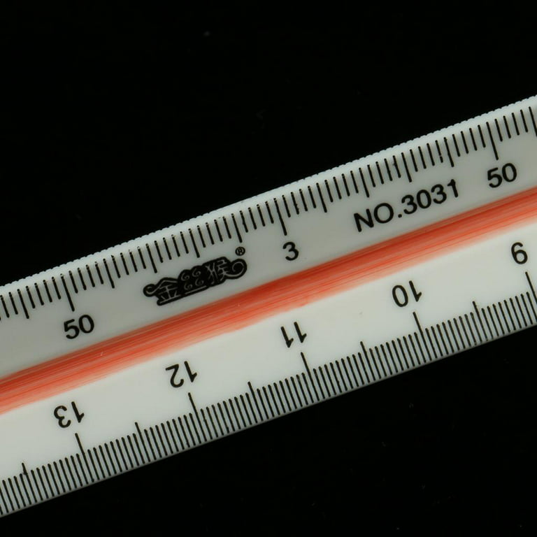 Triangle Scale/Ruler for Architects, Engineers, School/College