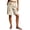 Beige -CR49, variant on Cotton Linen Shorts for Women Palazzo Shorts Casual Elastic Waist Drawstring Flowy Loose Beach Travel Trousers Red S