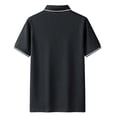thumbnail image 2 of Kukoosong Men's Solid Short Sleeve Polo Shirt, Regular Fit Comfortable Breathable Moisture Wicking for Casual and Office Wear Men Golf T Shirt Casual Workout Tops, 2 of 4