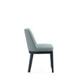 thumbnail image 4 of Manhattan Comfort Gansevoort 19.5" Faux Leather Dining Chair - Pewter (Set of 2), 4 of 9