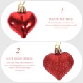thumbnail image 5 of KAKOWELY 24 colgantes de bolas con forma de corazón para San Valentín., 5 of 5