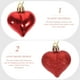 thumbnail image 5 of KAKOWELY 24 colgantes de bolas con forma de corazón para San Valentín., 5 of 5