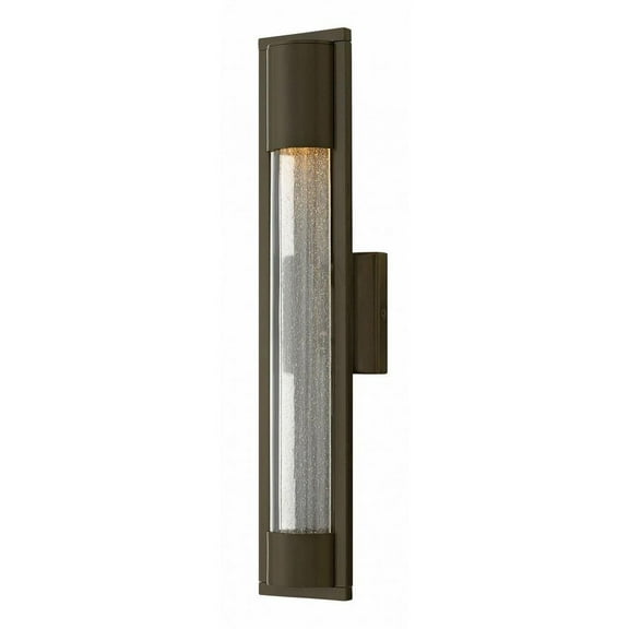 1 Light Medium Outdoor Wall Lantern in Modern Style 4.75 inches Wide By 22 inches High-Bronze Finish Bailey Street Home 81-Bel-2245267