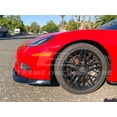 thumbnail image 6 of Replacement For 2005-2013 Chevrolet Corvette C6 Base Models | ZR1 EXTENDED Style Front Bumper Lower Lip Splitter ( ABS Plastic - Painted Black ), 6 of 12