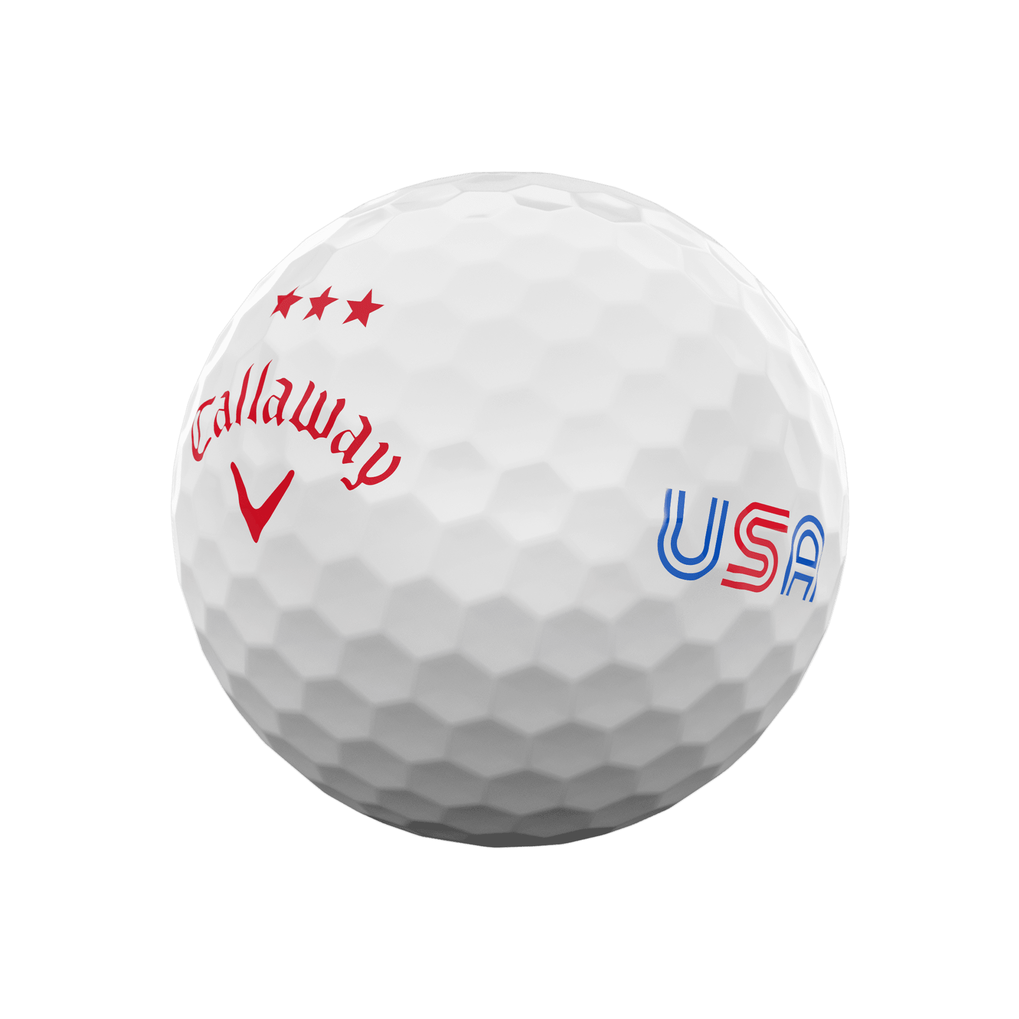Callaway SuperSoft 2025 USA Golf Balls 12pk, Red/White/Blue