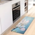 thumbnail image 5 of Flower Blossom Drop Bathroom Rug 39x20 Non Slip Quick Dry Washable Bathroom Mats for Bedroom Living Room Kitchen, 5 of 7