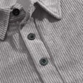 thumbnail image 4 of Aimik Corduroy Polo Shirts for Men Long Sleeve Elbow Patch Turndown Collar Casual Work Shirts Fall Winter Durable Button Down Collared Tee, 4 of 6