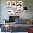 thumbnail image 4 of Monster Truck Parking Only Violators Will Be Smashed Vintage 10 Inch x 14 Inch Aluminum Metal Sign Big Tires Big Rules Perfect for Garages Kids Rooms Playrooms Fun Gift for Monster, 4 of 6