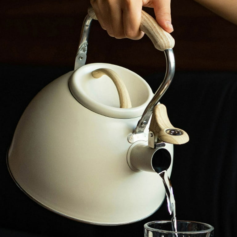 Kitchen & Table by H-E-B Stainless Steel Whistling Tea Kettle