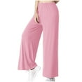 thumbnail image 6 of Buigttklop Pants for Women 2024 Women'S Loose High Waist Wide Leg Pants Workout Out Leggings Casual Trousers Yoga Gym Pants, 6 of 6