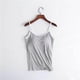 thumbnail image 1 of Puntoco Camisola básica para mujer, color liso, ajustable, sin aro de acero, para yoga, para mujer, 1 of 3