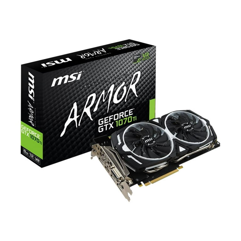 MSI GTX 1070 TI ARMOR 8G - G1070TAR8 - Walmart.com MSI GTX 1070 TI ARMOR 8G - G1070TAR8 - Walmart.com