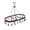 Dark Red-1, variant on Clothes Drying Rack Dark Red 1, Oval Aluminum Hanging Drying Rack for Socks, Underwear and Gloves