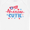 thumbnail image 4 of Inktastic 4th of July American Cutie Red and Blue Stars and Hearts Boys or Girls Baby Bodysuit, 4 of 5