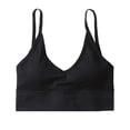 thumbnail image 2 of Chaleco Bralette Yinane sin aros Acolchado para mujer negro, 2 of 8