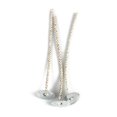 thumbnail image 3 of 2Set Cotton Candlewick with Metal Sustainer Tabs for DIY Candle Making Bisque 15cm 100pcs/set, 3 of 3