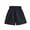 Black——Back to School, variant on Oiangi Shorts for Girl Ruffled Elastic Waist Cute Shorts Summer Loose Lightweight School Uniform Black 10-11 Years