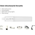 thumbnail image 4 of Legental 2 Pack GX23 Base LED Bulbs, 6w(13w CFL Equivalent) LED Slim, Cool light 5000k, 2-Pin PL Horizontal Recessed Lamp,For Wall Scones, Bathroom Vanity Light, UL Listed, 4 of 4