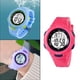 thumbnail image 4 of Reloj digital para niños y niñas, resistente al agua, para exteriores, electrónico, de pulsera con Rosado, 4 of 8