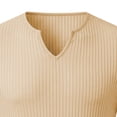 thumbnail image 5 of DayScoop Fashion T-Shirts for Men Casual T Shirt Summer Short Sleeve Stripe Loose Vintage V-Neck Breathable Sport Tees Tops, 5 of 6