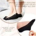 thumbnail image 5 of No Show Socks Womens 4-8 Pairs Low Cut Liner Non Slip Socks for Women Size 5-12 Footies Invisible Socks for Flat Boat, 5 of 5