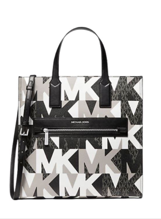 kenly large signature logo tape tote