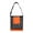 orange, variant on Mesh Mushroom Collecting Bag with Adjustable Strap - Large Capacity Foldable Foraging Basket for Harvesting Fruits & Vegetables