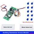 thumbnail image 3 of 125KHZ RFID Access Control Module Embedded Access System Controller Board Intercom Module, 3 of 7