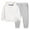 White, variant on 2 Piece Outfits for Kids Boys Girls Fall Lounge Set Long Sleeve Hoodie Pullover Tops Pants Tracksuit Black 9-10 Years