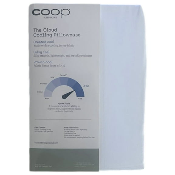 Coop Sleep Goods The Cloud Cooling Pillowcase, Standard Size