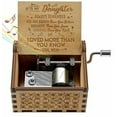 thumbnail image 2 of Wooden Music Box Hand Clockwork Birthday Party Gift 'You Are My Sunshine', 2 of 4