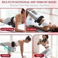 thumbnail image 4 of XBQUSVI Hip Thrust Belt Adjustable Slip-Resistant Padding for Dumbbells Kettlebells Plates Up to 400 LBS, 4 of 5
