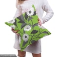 thumbnail image 5 of Ambesonne Floral Fabric by the Yard Upholstery, Flowers Big Leaves, 2 Yards, Lime Green Multicolor, 5 of 5