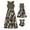 Army green, variant on Girl 6-7T Dresses Mommy and Me Army Green Tank Top Spliced Floral Dress,Army green