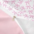 thumbnail image 3 of Meiyoeat Delicate Pink Bow Twin Duvet Cover, Dreamy Princess Twin Bedding,Pink Reversible,2pcs,No Comforter, 3 of 5
