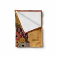 thumbnail image 2 of Animal Soft Flannel Fleece Throw Blanket, Ornamental Seahorse Creature with Floral and Stripe Lines Image, Cozy Plush for Indoor and Outdoor Use, 50" x 70", Multicolor, by Ambesonne, 2 of 6