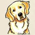 thumbnail image 3 of CafePress - Golden Retriever Portrait Light T Shirt - Men's Classic Graphic T-Shirt, 3 of 4