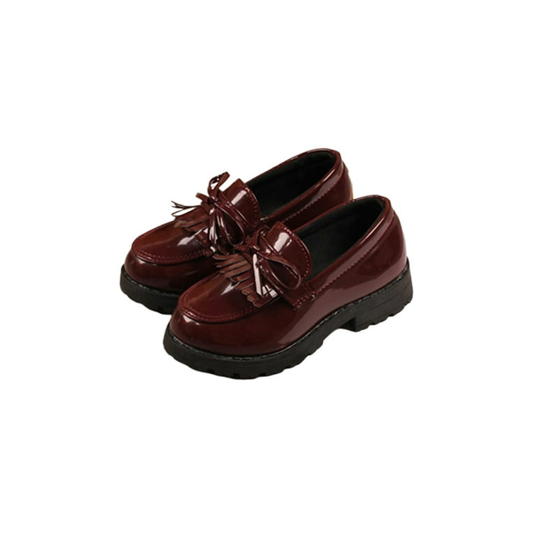 Girls store tassel loafers