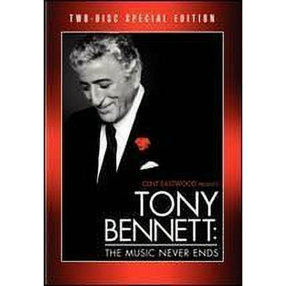 Tony Bennett: The Music Never Ends DVD 2-Disc set documentary Clint Eastwood NEW