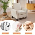 thumbnail image 5 of Soscana Corduroy Living Room Furniture Set,Convertible Sectional Sofa with Storage Ottoman & Accent Chair,3 Seat L Shaped Couch with Reversible Chaise & Side Pockets, for Living Room Office Apartment, 5 of 7