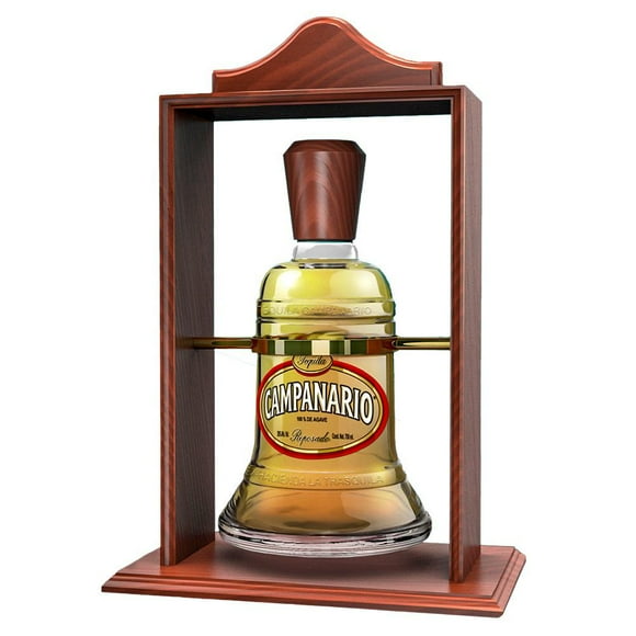 Tequila Campanario Reposado 750ml C/ Base De Madera Campanario Tequila Reposado