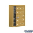 thumbnail image 1 of SalsburyIndustries 19158-15GSK Cell Phone Storage Locker With Front Access Panel - 5 Door High Unit, Gold, 1 of 1